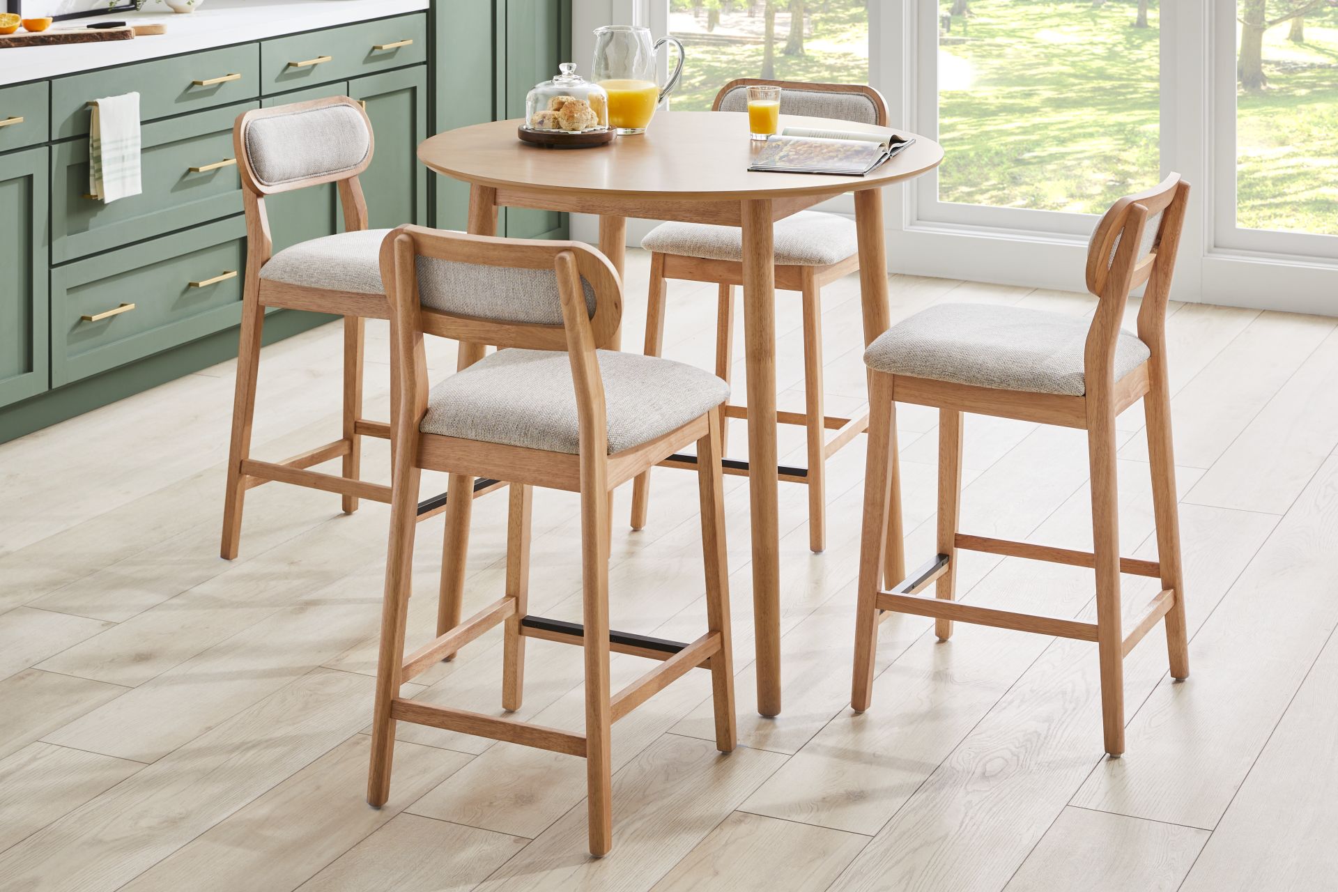 Watertown Natural Round Counter Height Dining Table - Image 2