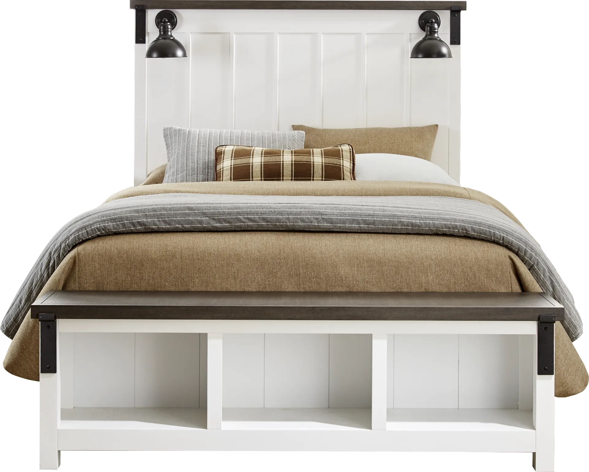 Tremblay Square White 3 Pc Queen Storage Bed - Image 2