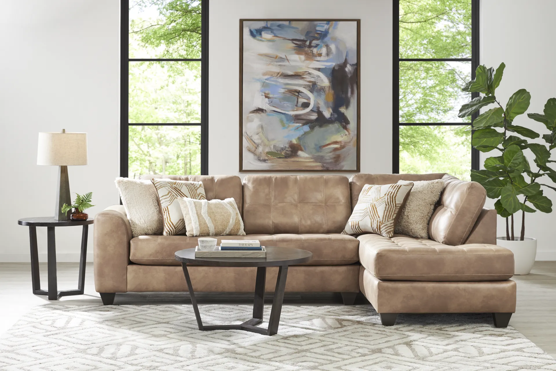 Bellinger Camel 2 Pc Sectional - Image 1