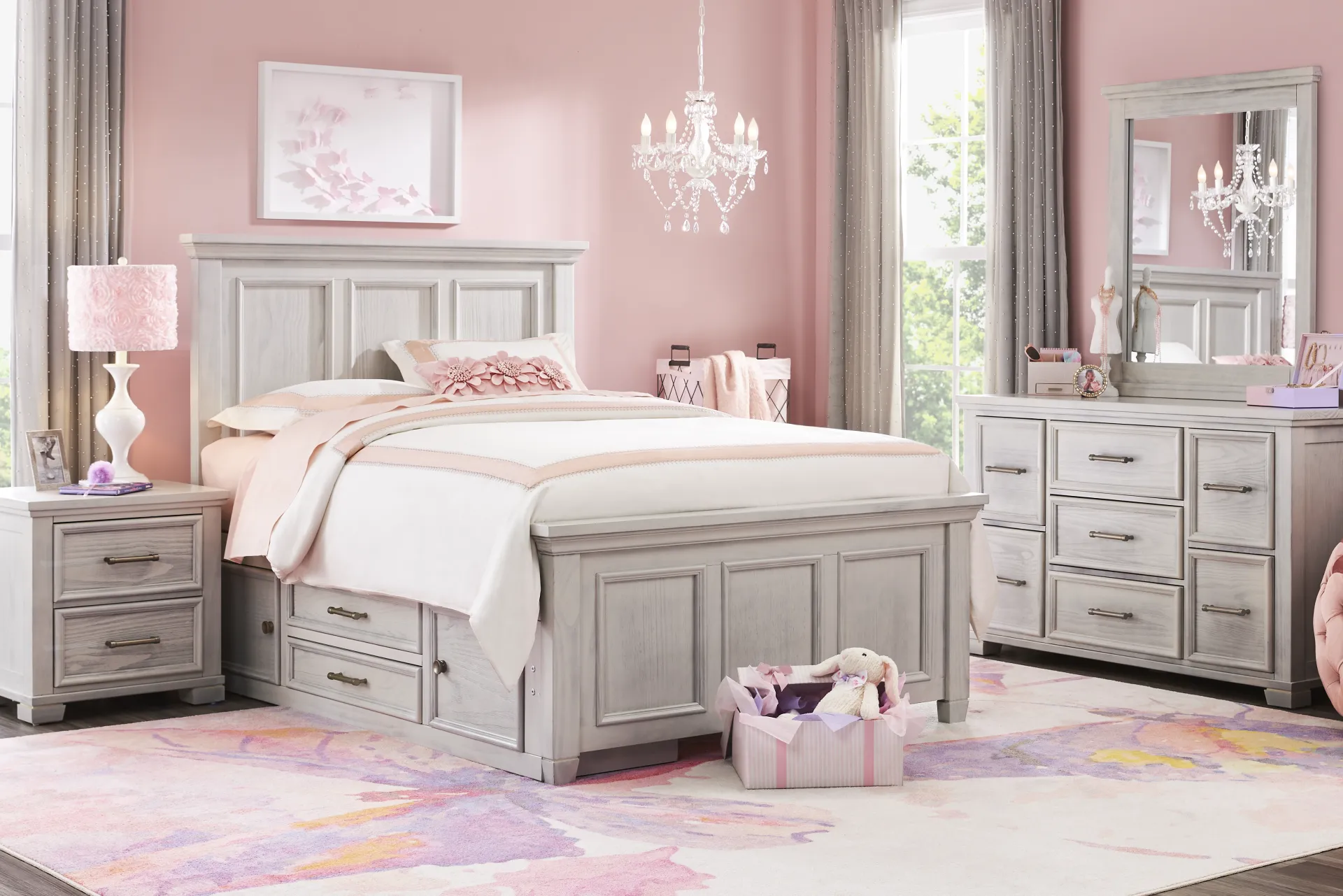 Kids Canyon Lake Ash Gray Dresser - Image 1