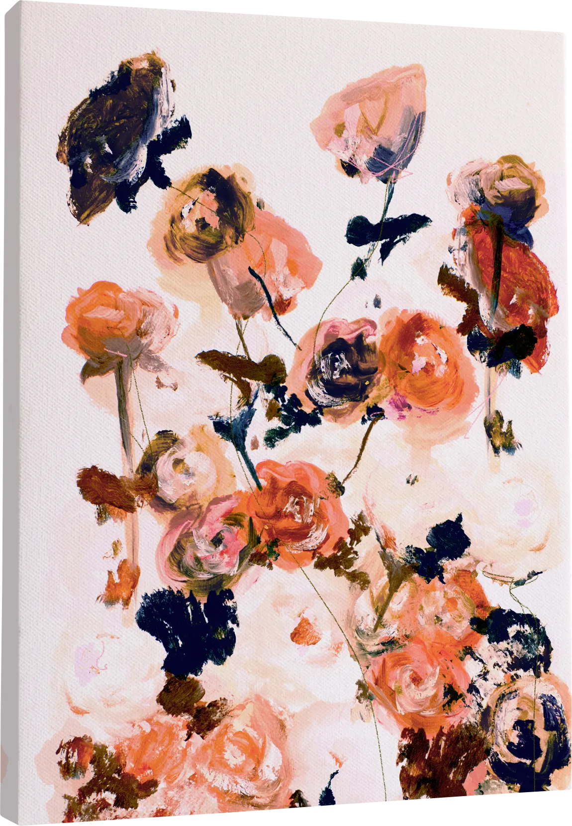 Zonley Pink Canvas Wall Art - Image 1
