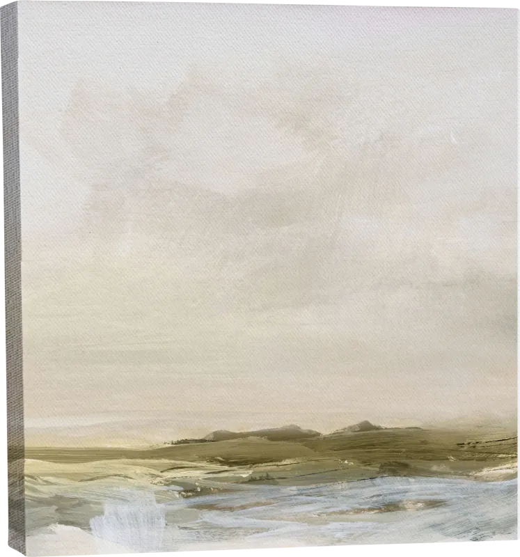 Acetink Beige Beige Canvas Wall Art