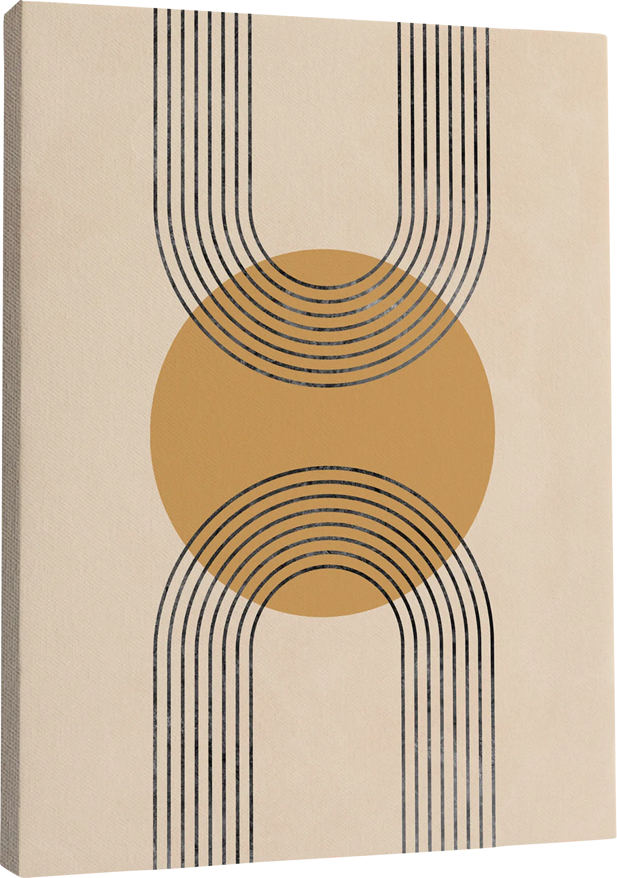 Donival Cream Canvas Wall Art - Image 1