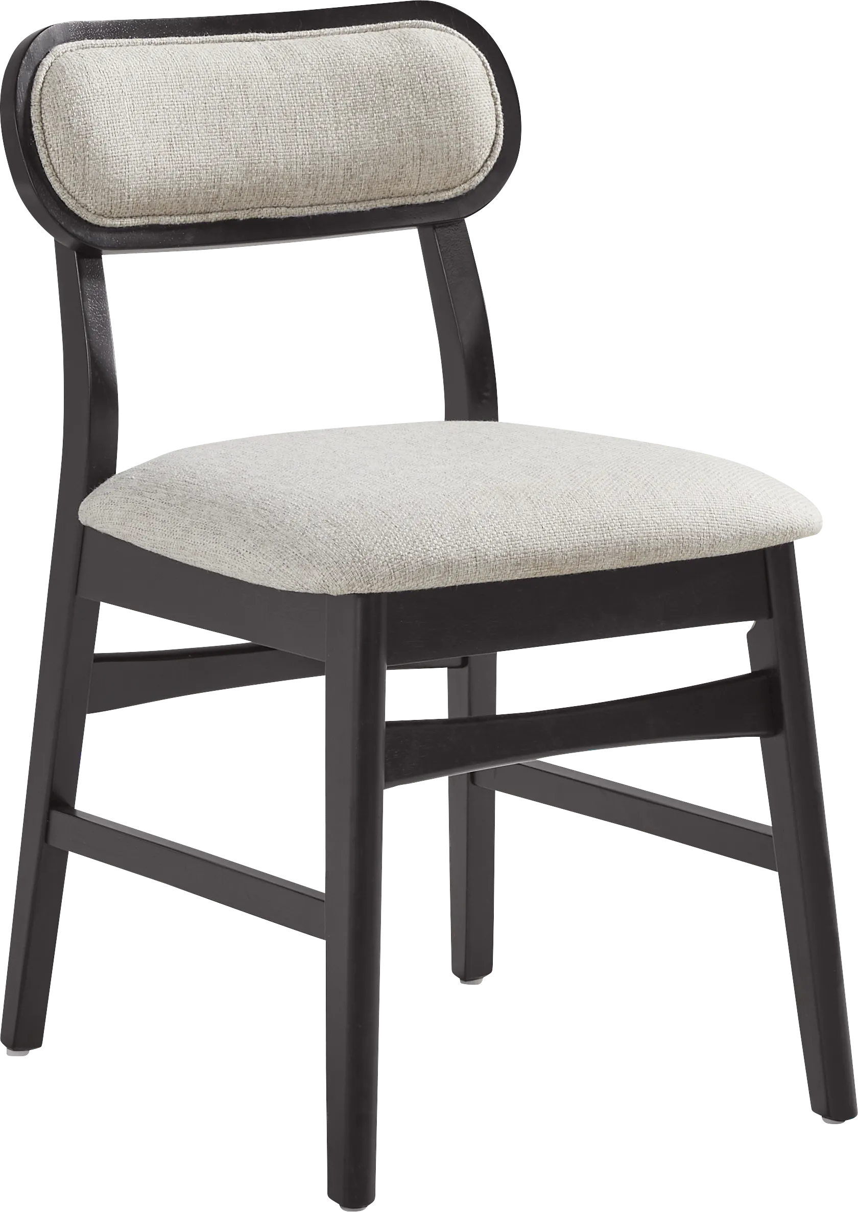 Watertown Black 5 Pc Round Dining Room with Upholstered Chairs - Image 4