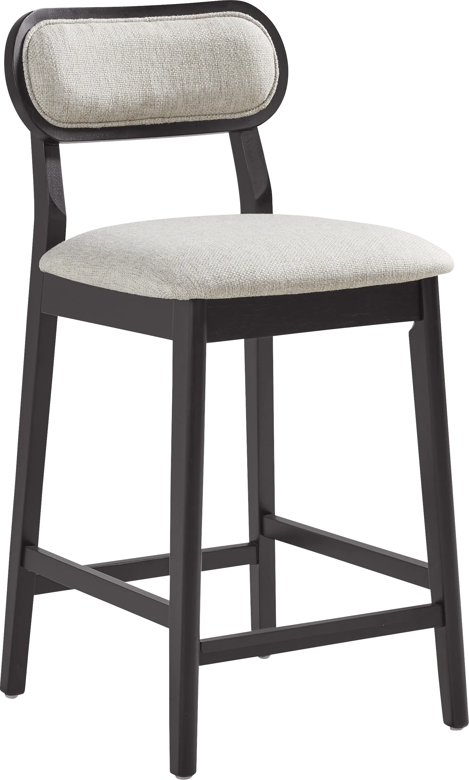 Watertown Black 5 Pc Round Counter Height Dining Room with Upholstered Stools - Image 4