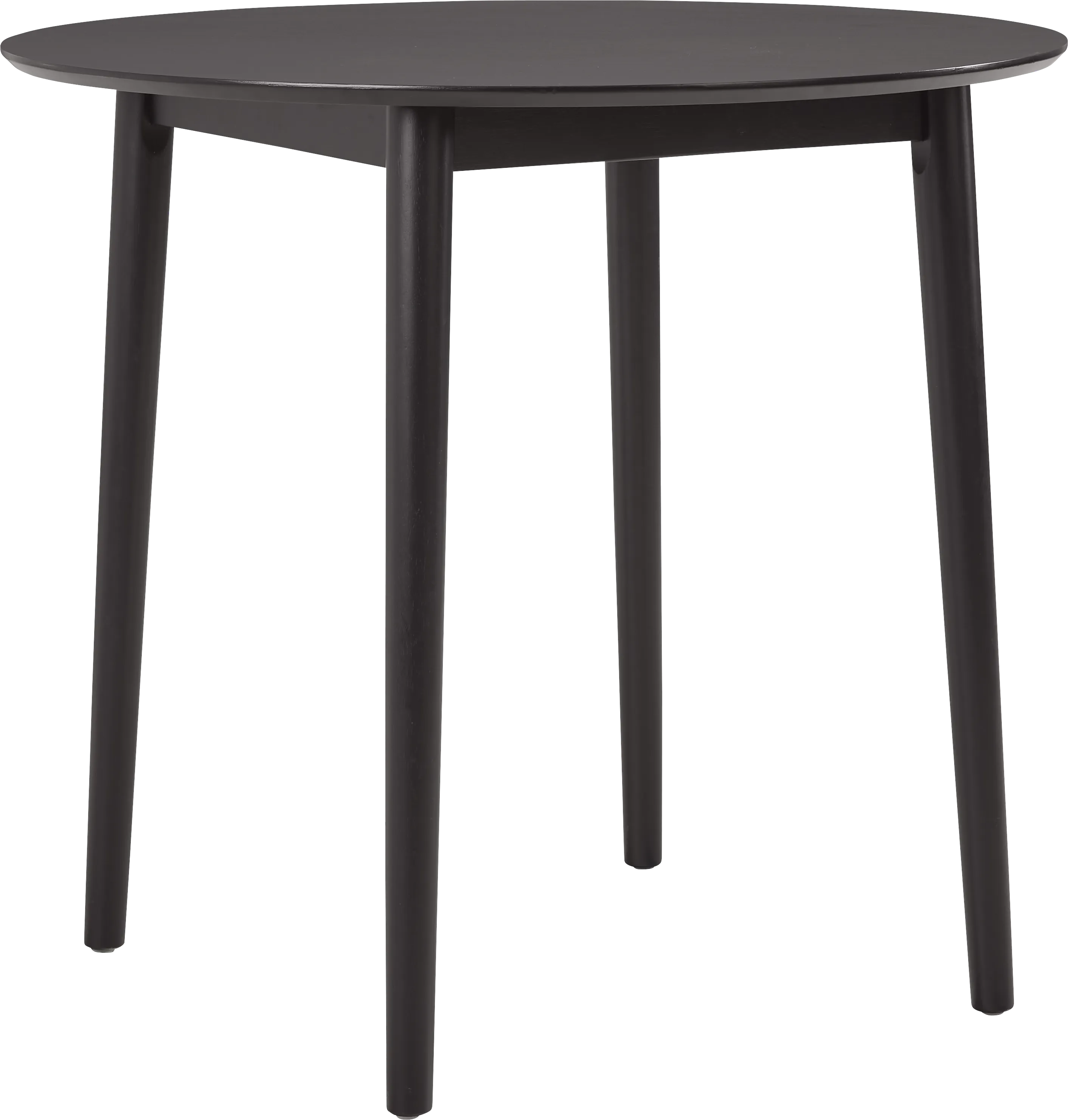 Watertown Black 5 Pc Round Counter Height Dining Room with Upholstered Stools - Thumbnail - Image 2