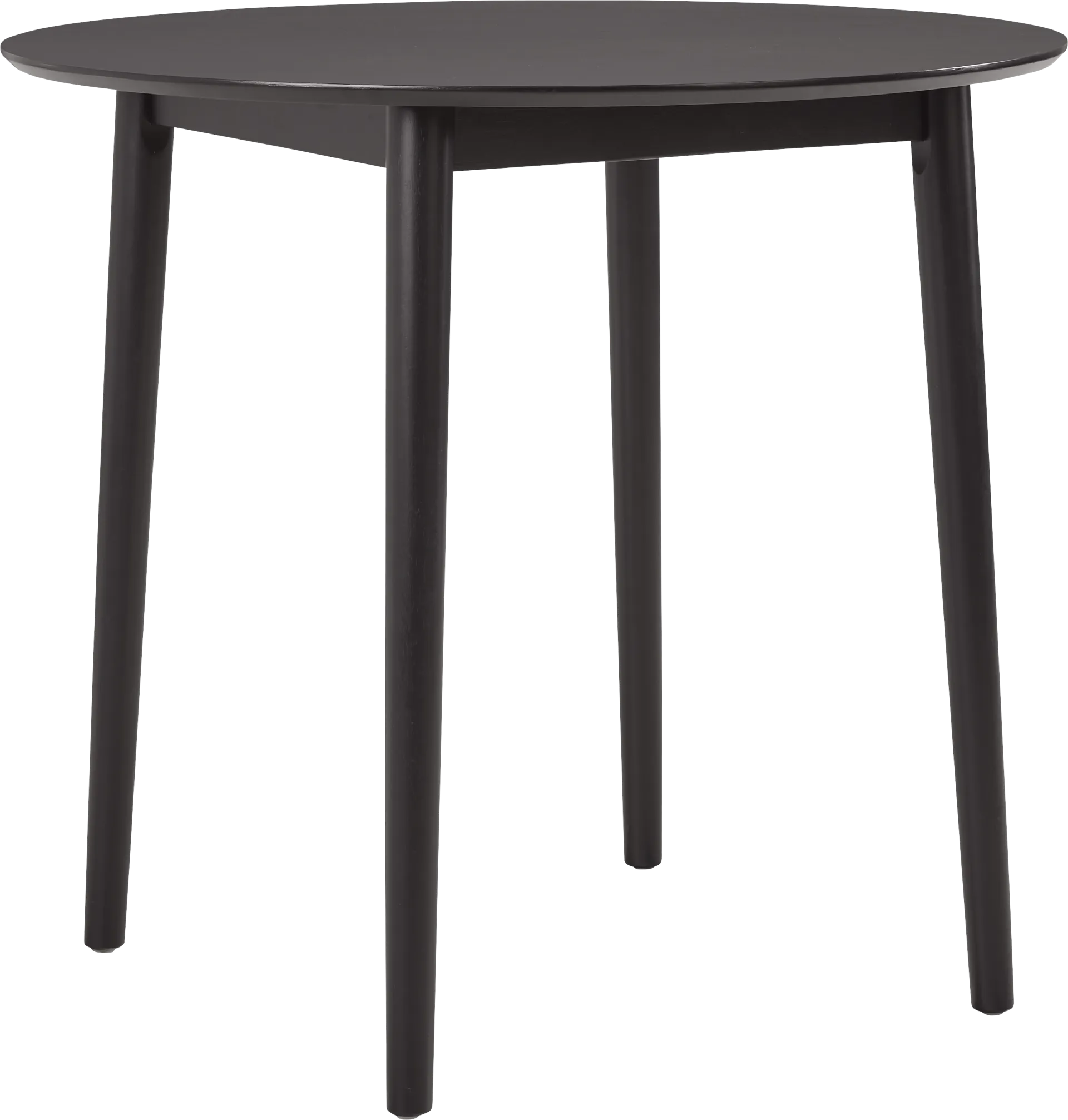 Watertown Black 5 Pc Round Counter Height Dining Room with Upholstered Stools - Image 2