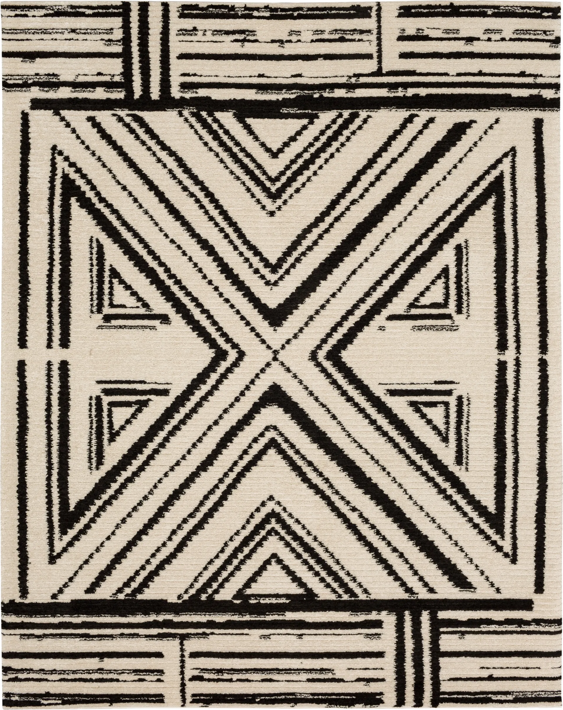 Bobby Berk Four Corners Black 8' x 10' Rug - Image 1