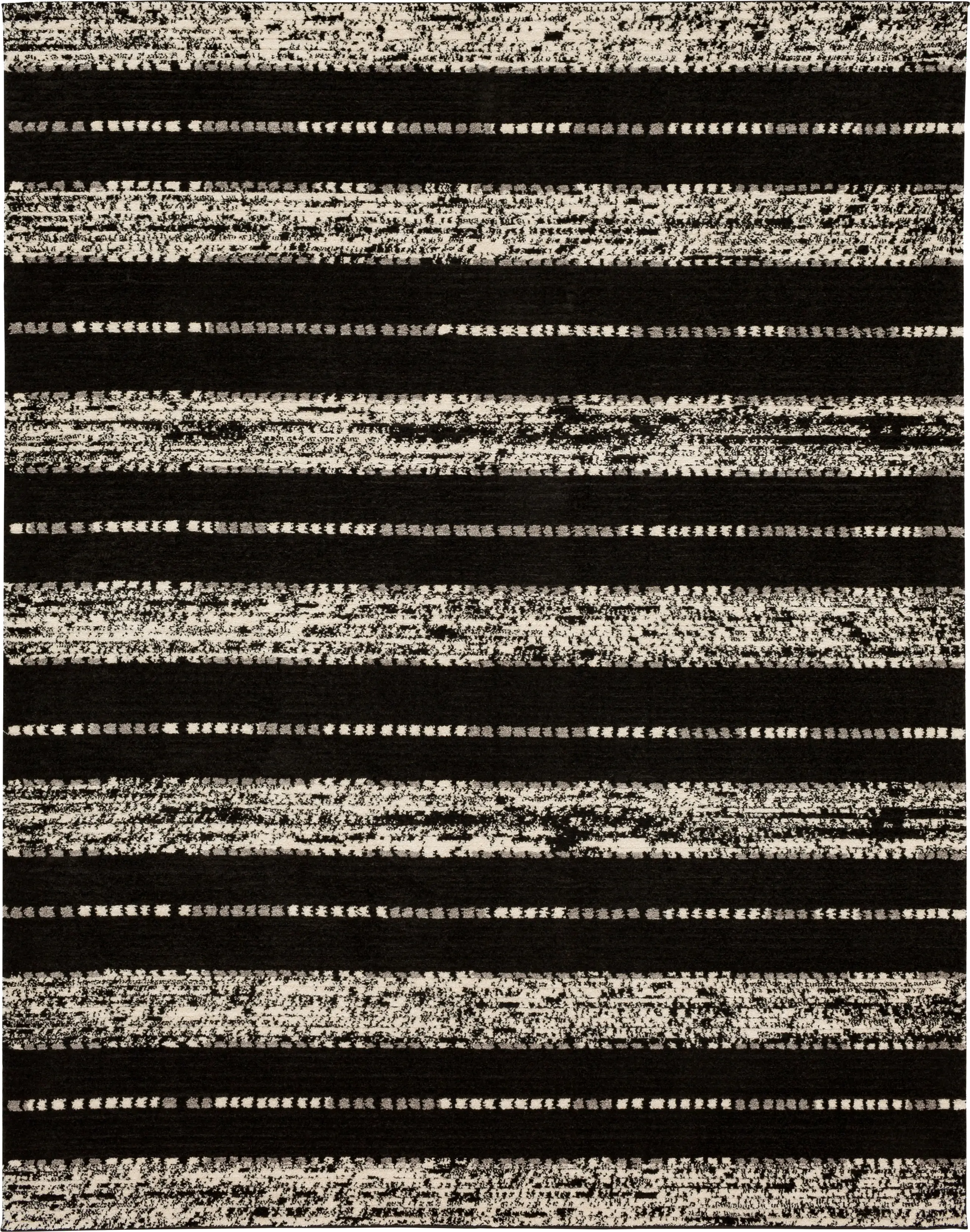 Bobby Berk Traverse Lanes Black 6' x 9' Rug