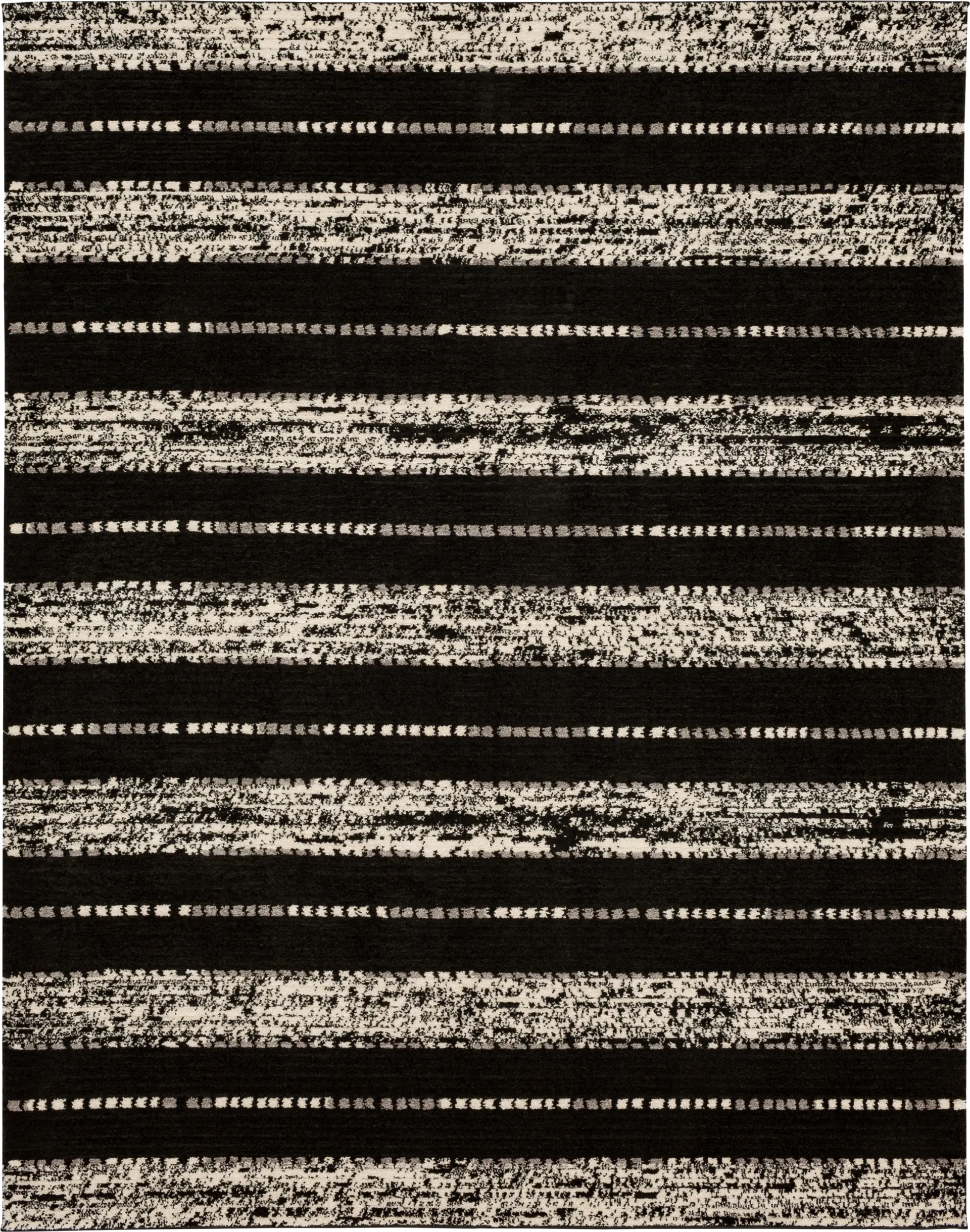 Bobby Berk Traverse Lanes Black 6' x 9' Rug - Image 1