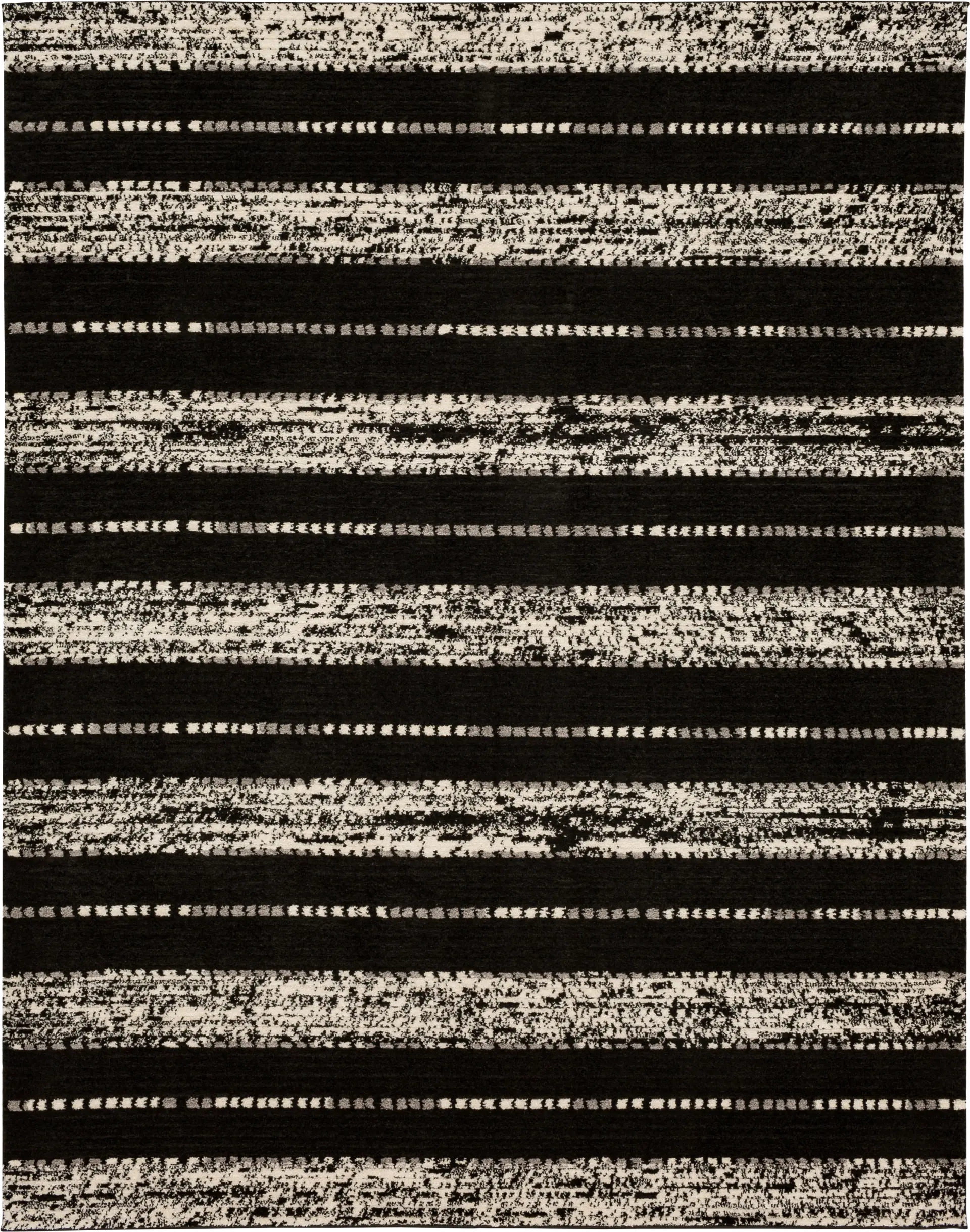 Bobby Berk Traverse Lanes Black 6' x 9' Rug
