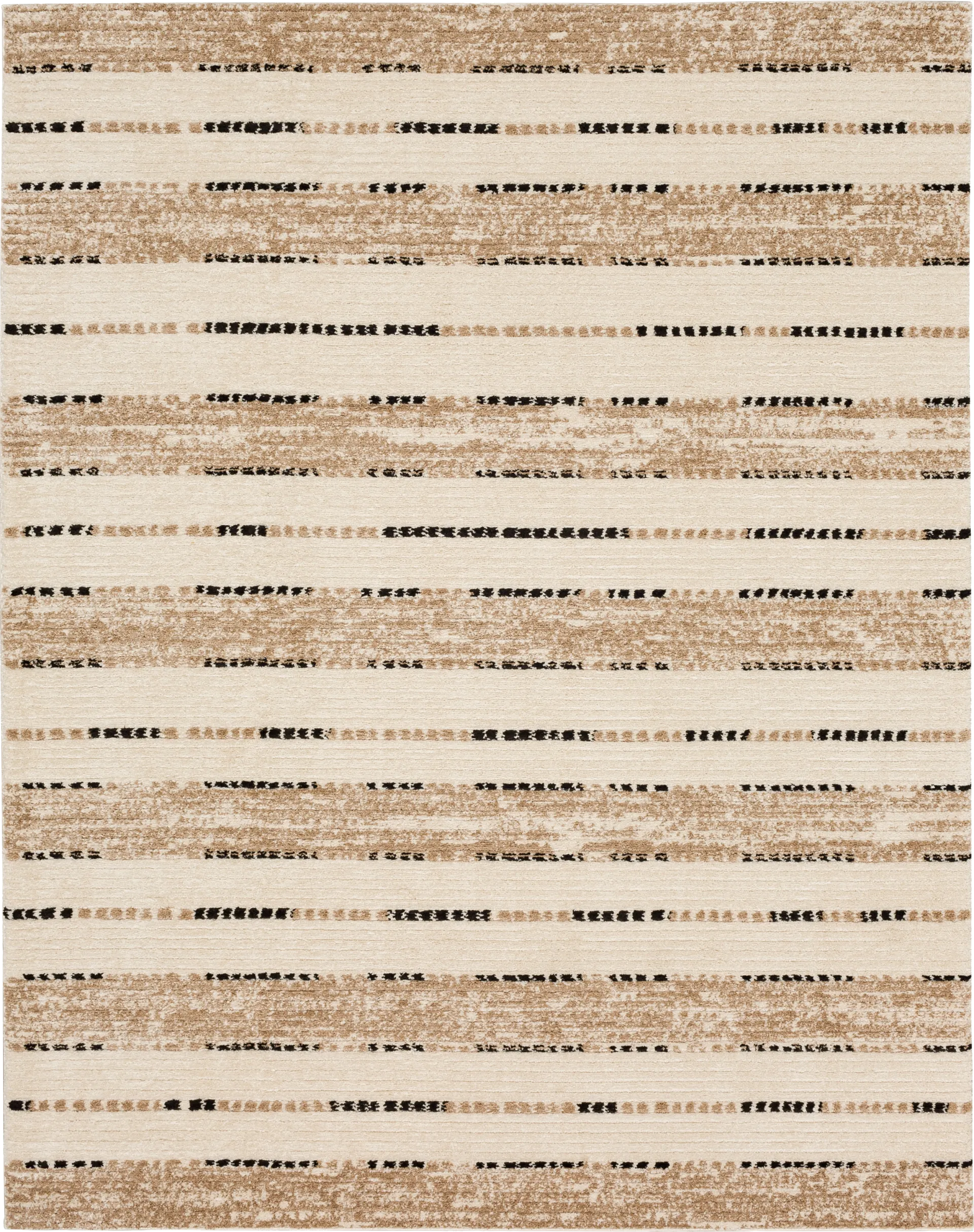 Bobby Berk Traverse Lanes Tan 6' x 9' Rug - Image 1