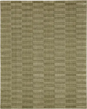 Bobby Berk Broken Stripe Green 5' x 8' Rug