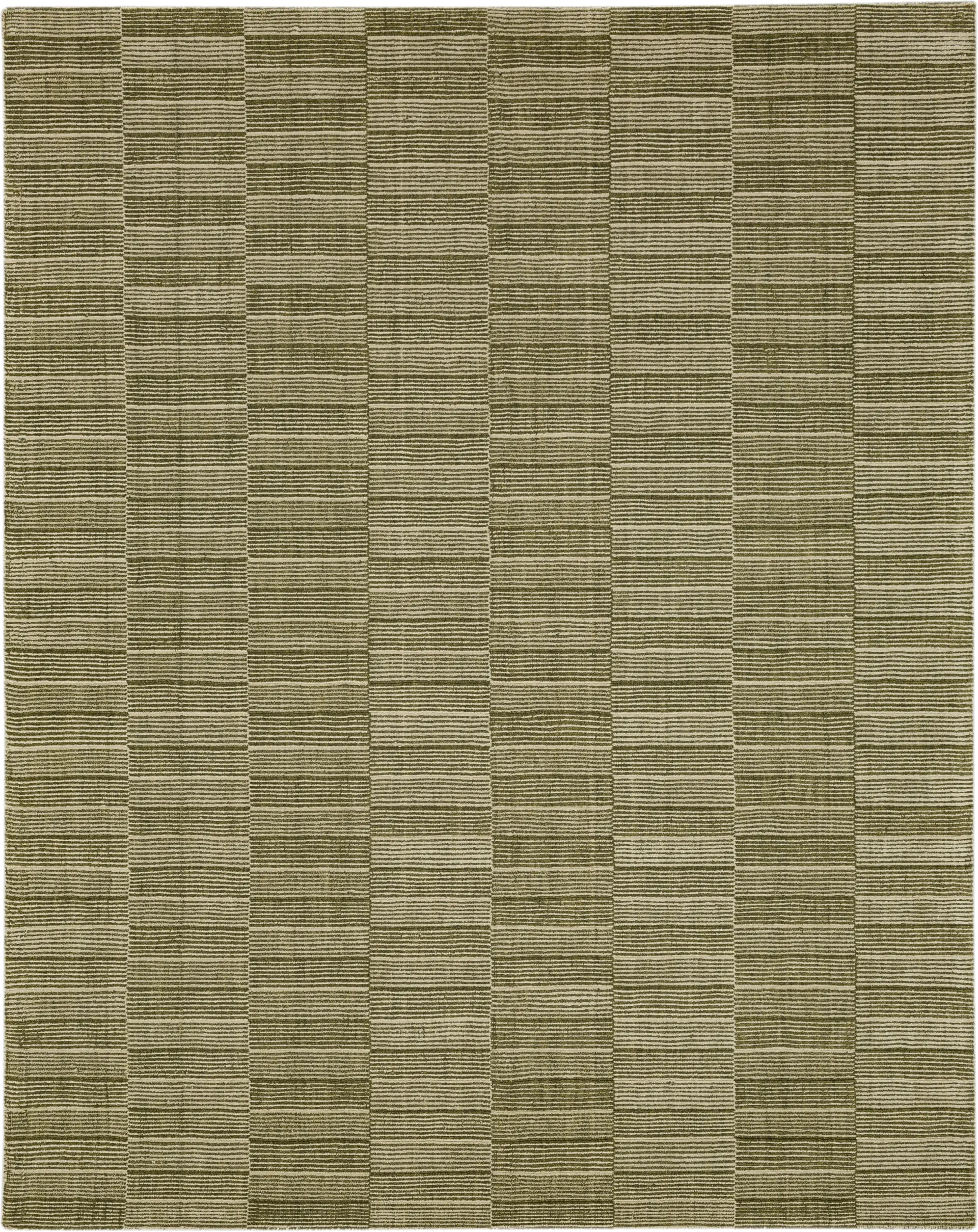 Bobby Berk Broken Stripe Green 5' x 8' Rug