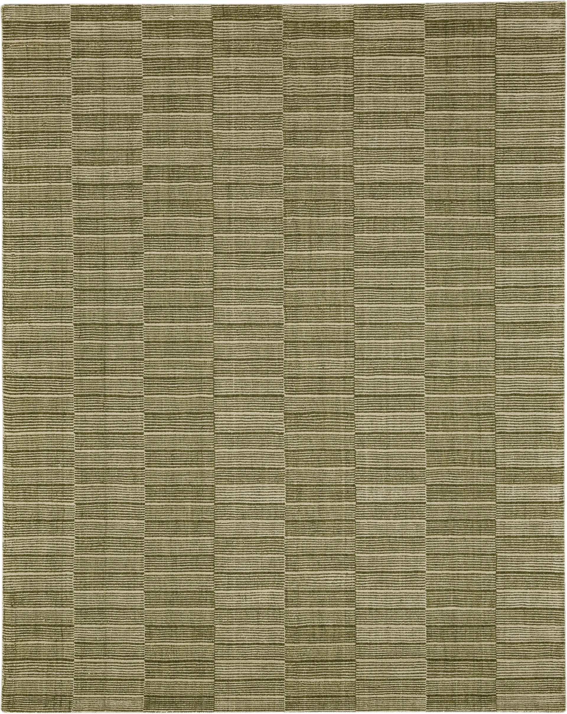 Bobby Berk Broken Stripe Green 8' x 10' Rug - Image 1