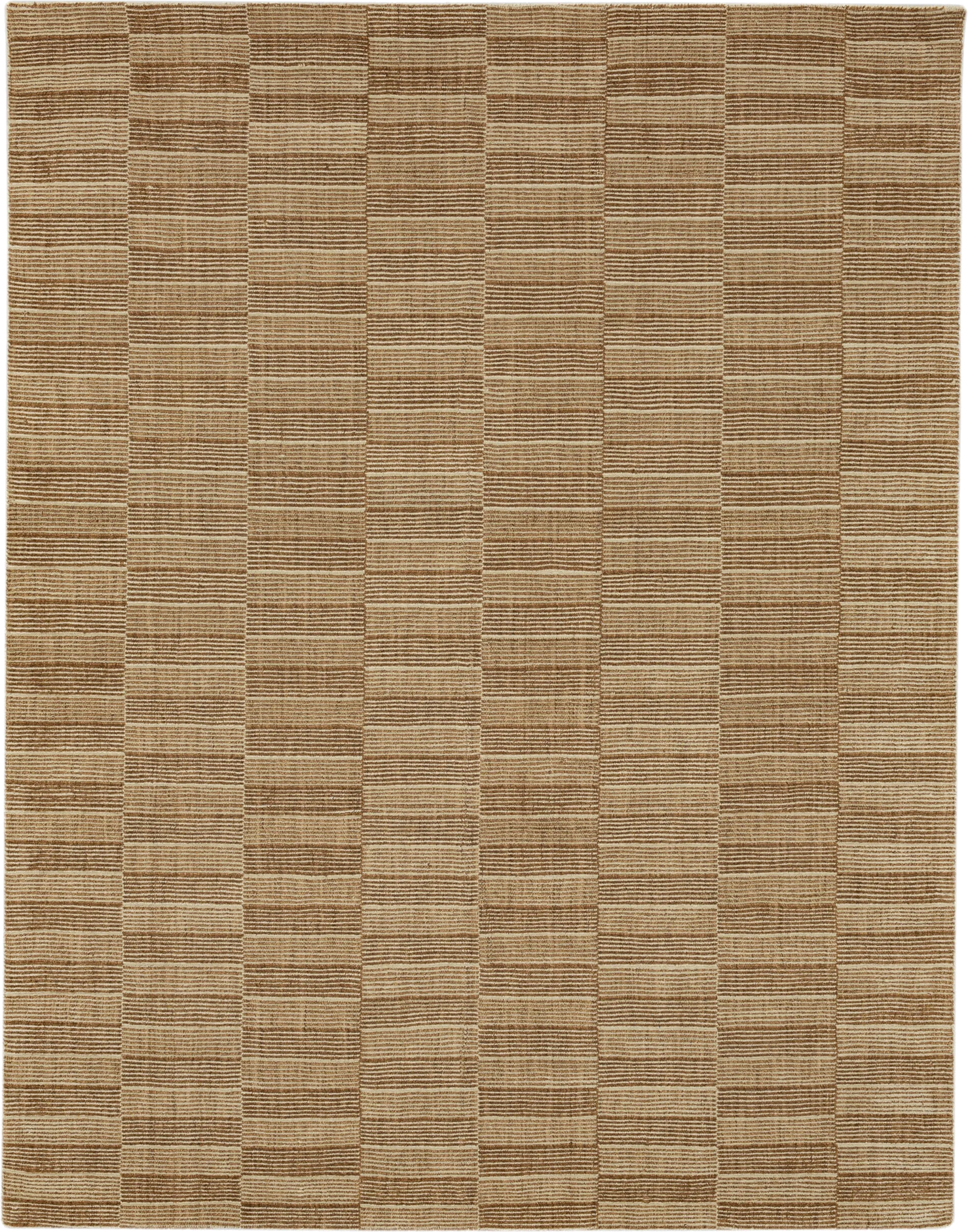 Bobby Berk Broken Stripe Brown 5' x 8' Rug - Image 1