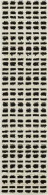 Bobby Berk Traverse Black 2' x 8' Runner Rug