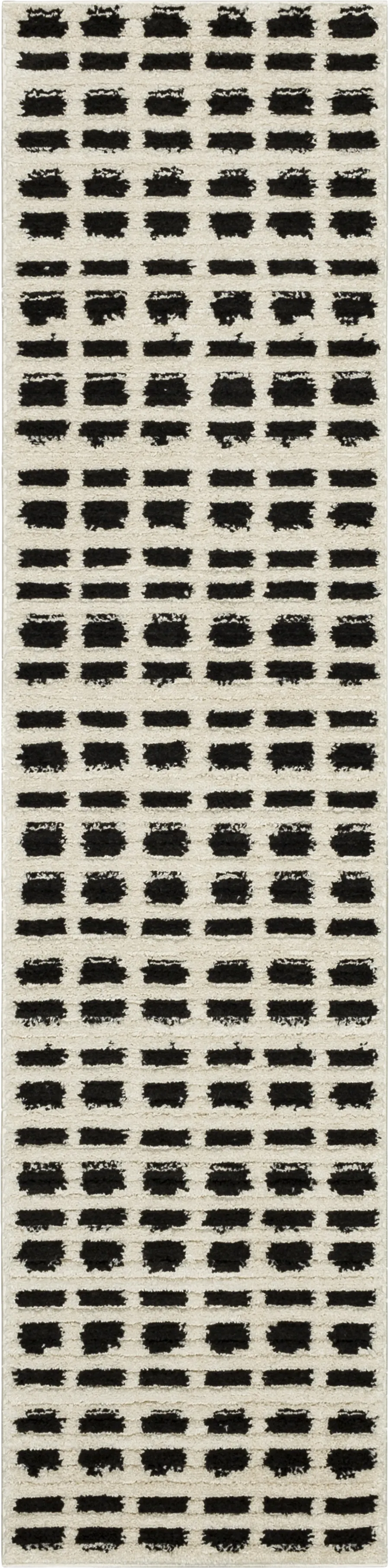 Bobby Berk Traverse Black 2' x 8' Runner Rug - Image 1