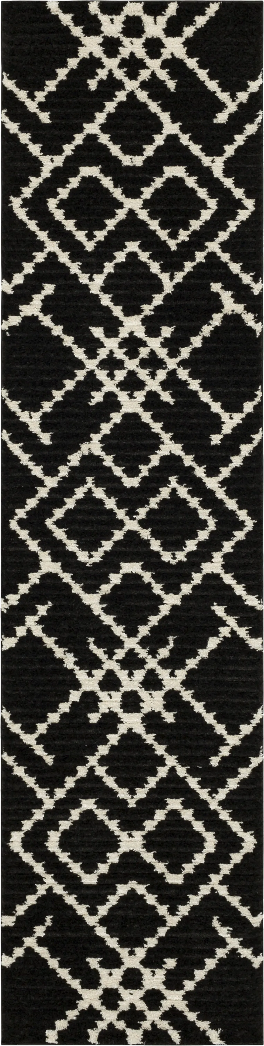 Bobby Berk Intersection Black 2' x 8' Runner Rug - Thumbnail - Image 1