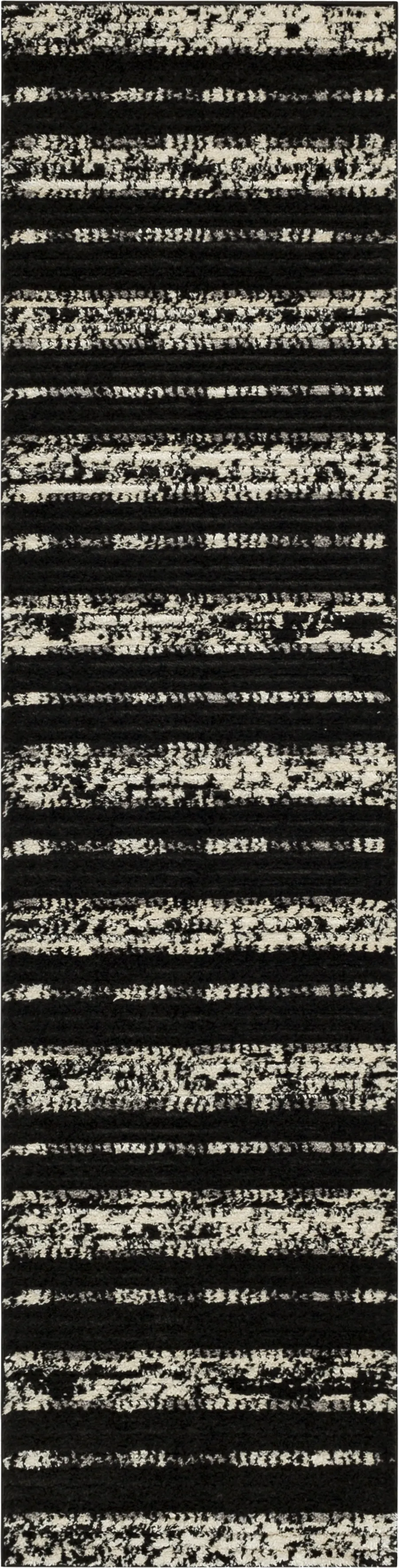 Bobby Berk Traverse Lanes Black 2' x 8' Runner Rug - Image 1