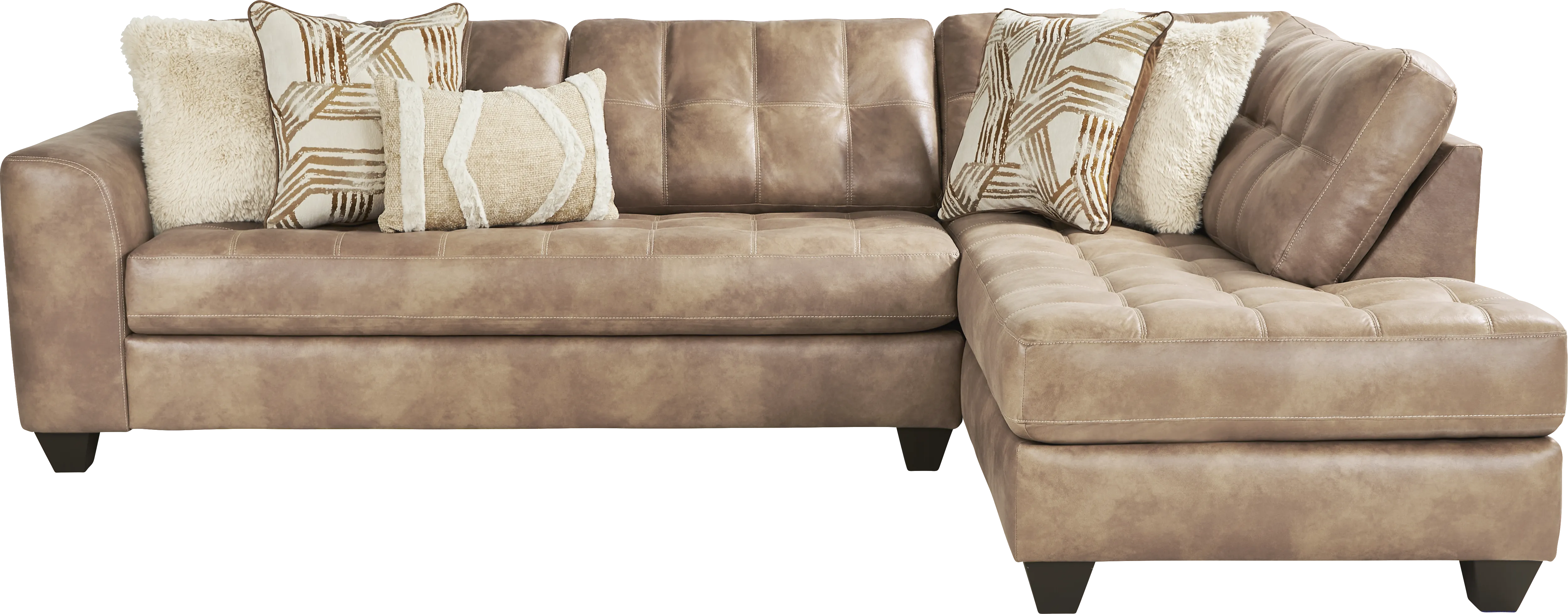 Bellinger Camel 2 Pc Sectional - Thumbnail - Image 1
