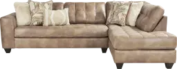 2 pc right chaise sectional
