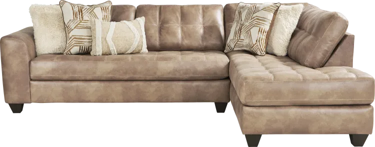 2 pc right chaise sectional