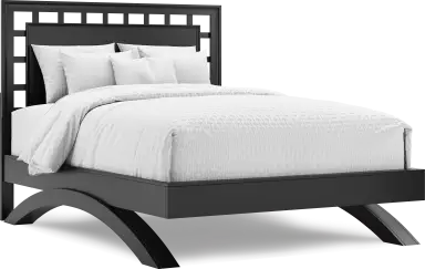 3 pc queen lattice arch bed
