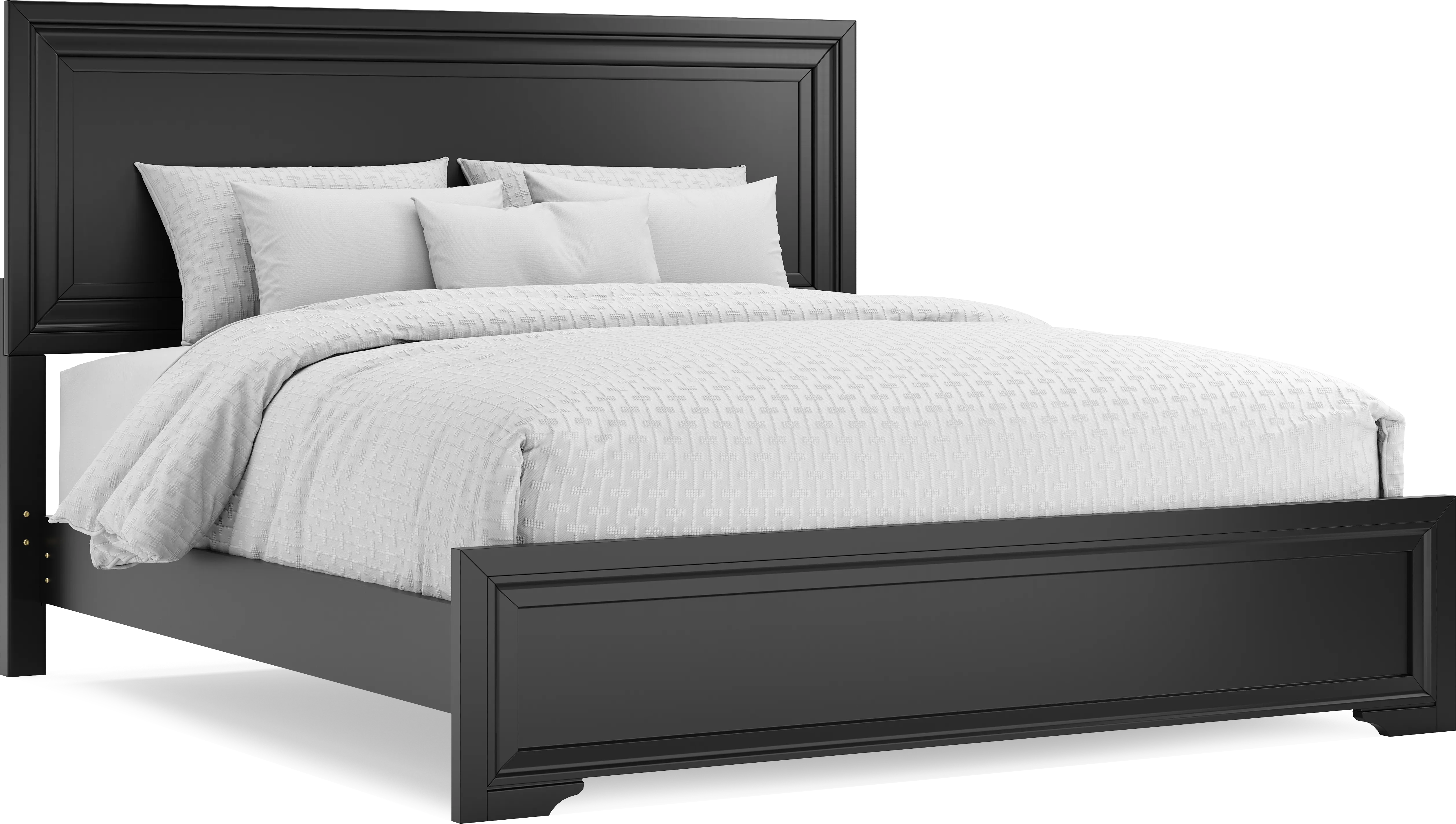 Belcourt Black 5 Pc King Panel Bedroom - Thumbnail - Image 2