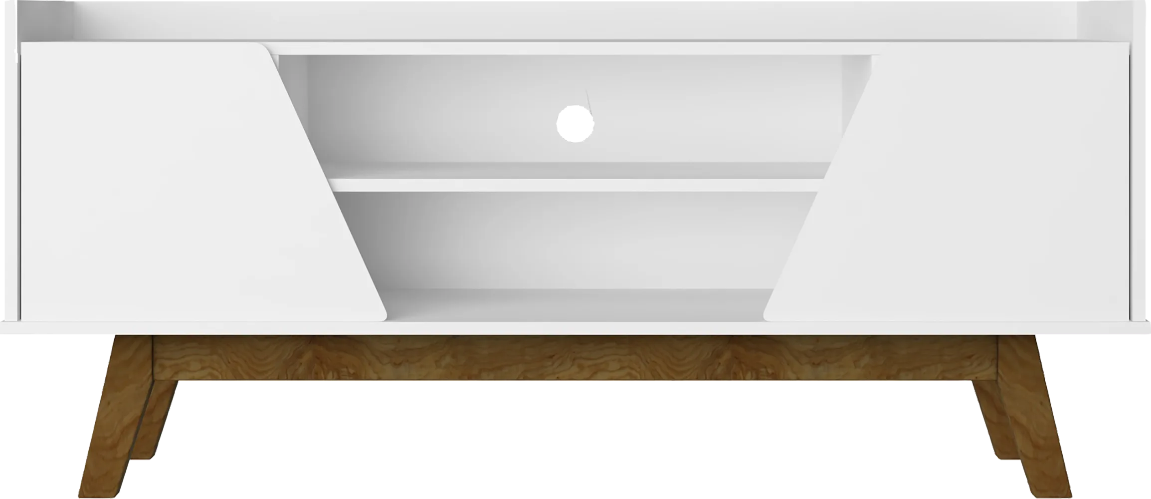 Caughey I White 53.5 in. Console - Thumbnail - Image 1