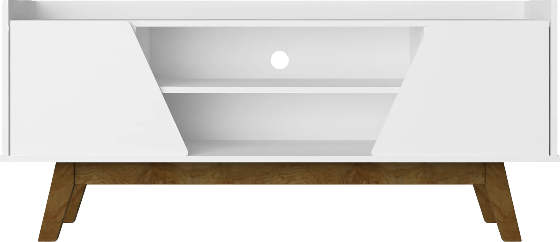 Caughey I White 53.5 in. Console