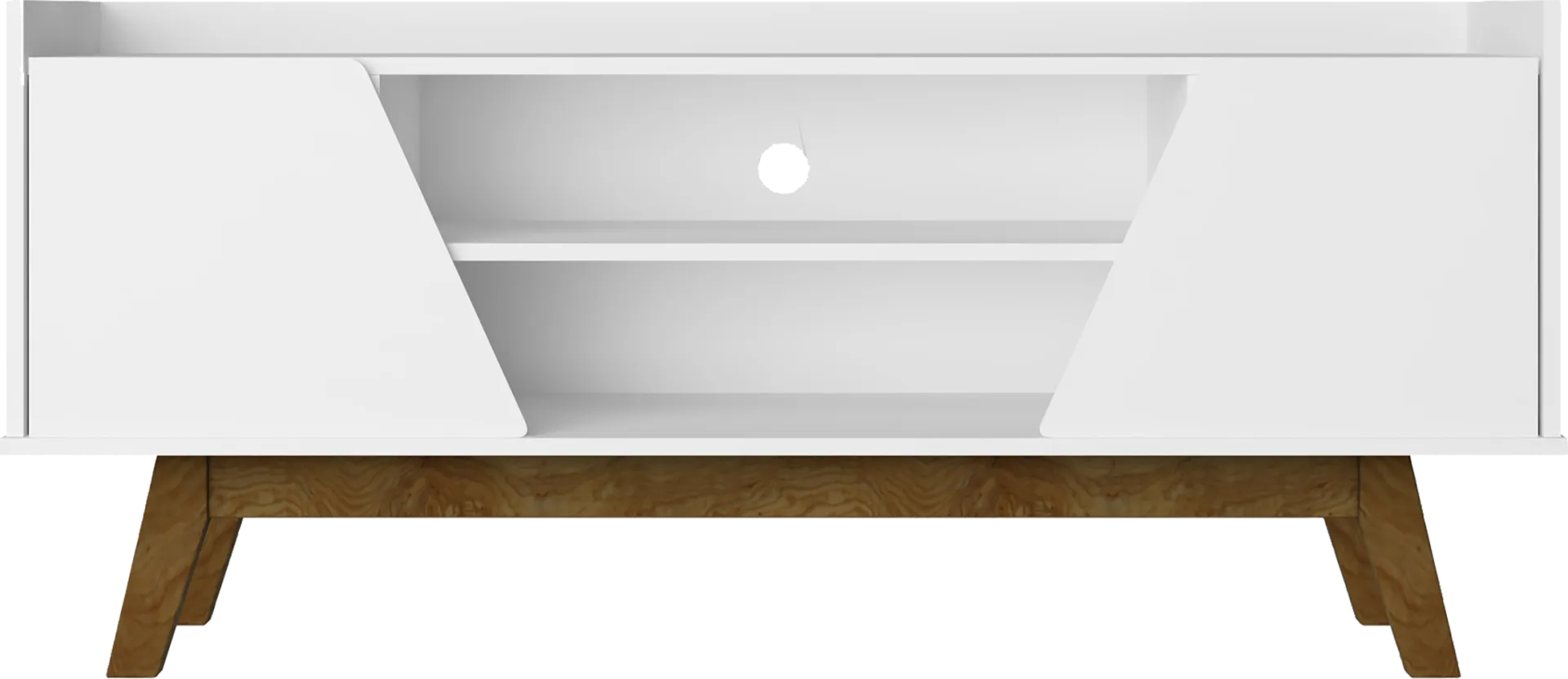 Caughey I White 53.5 in. Console - Image 1