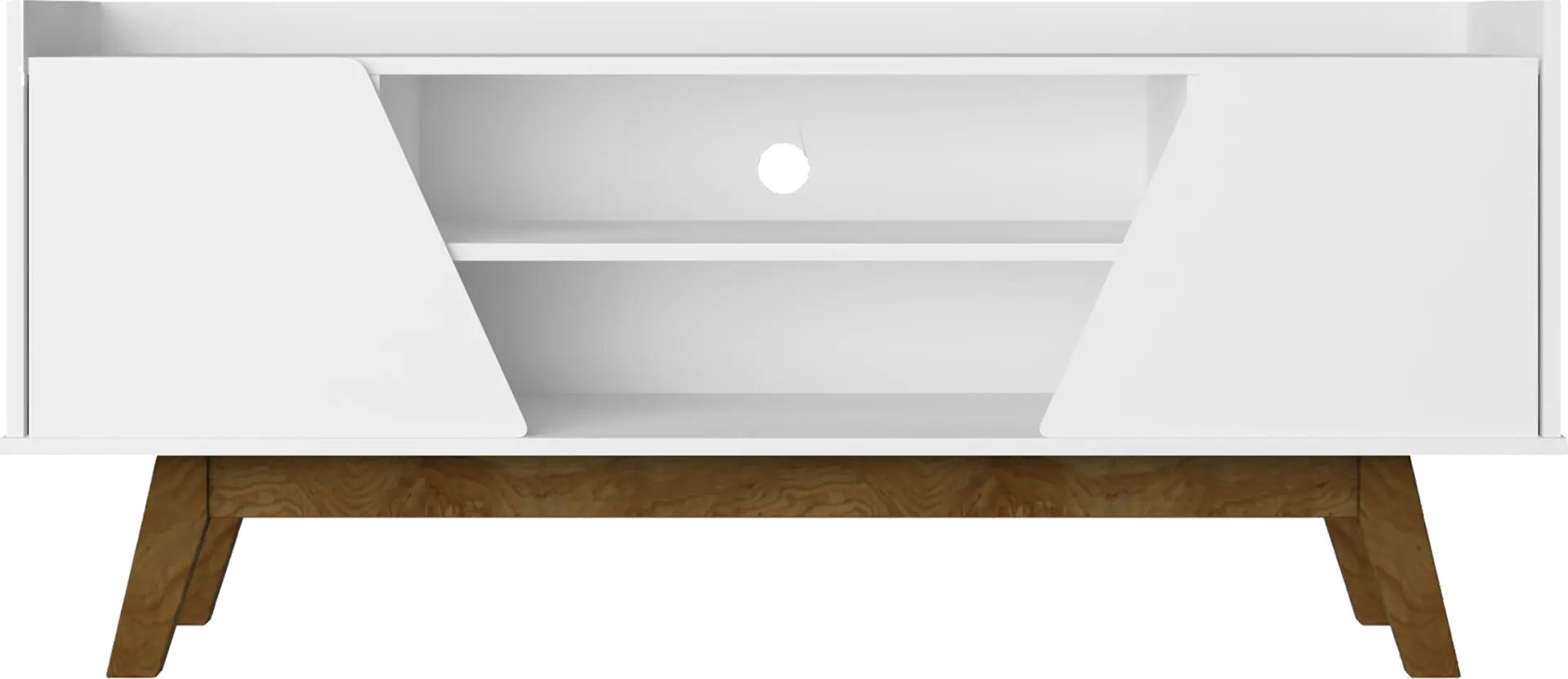 Caughey I White 53.5 in. Console