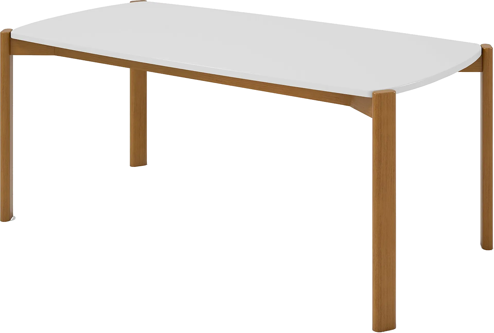 Demerest V White Dining Table