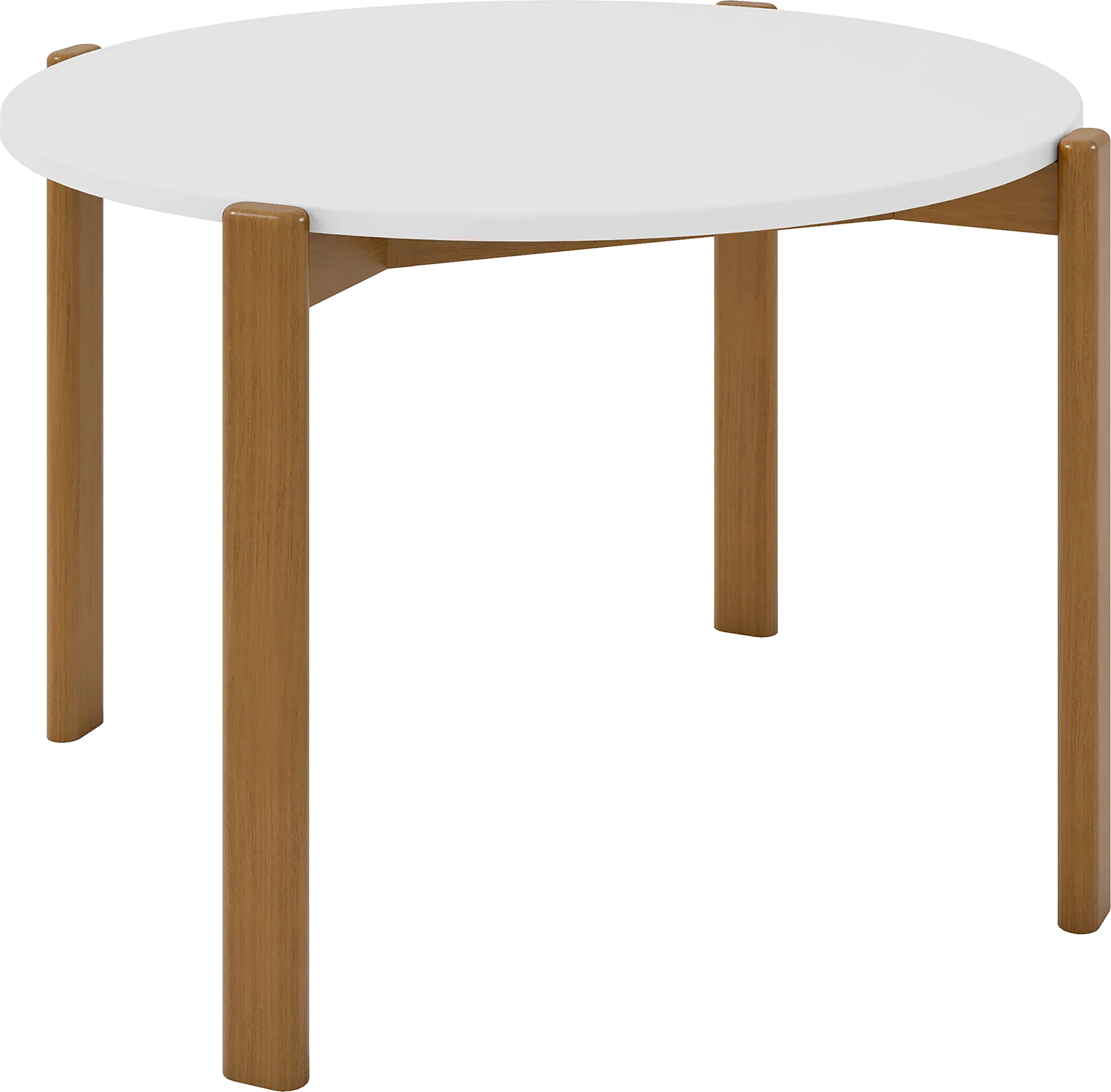 Demerest III White Dining Table