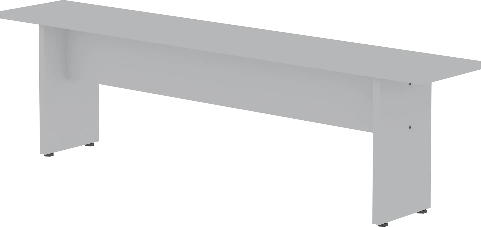 Mokema White Dining Bench - Image 1