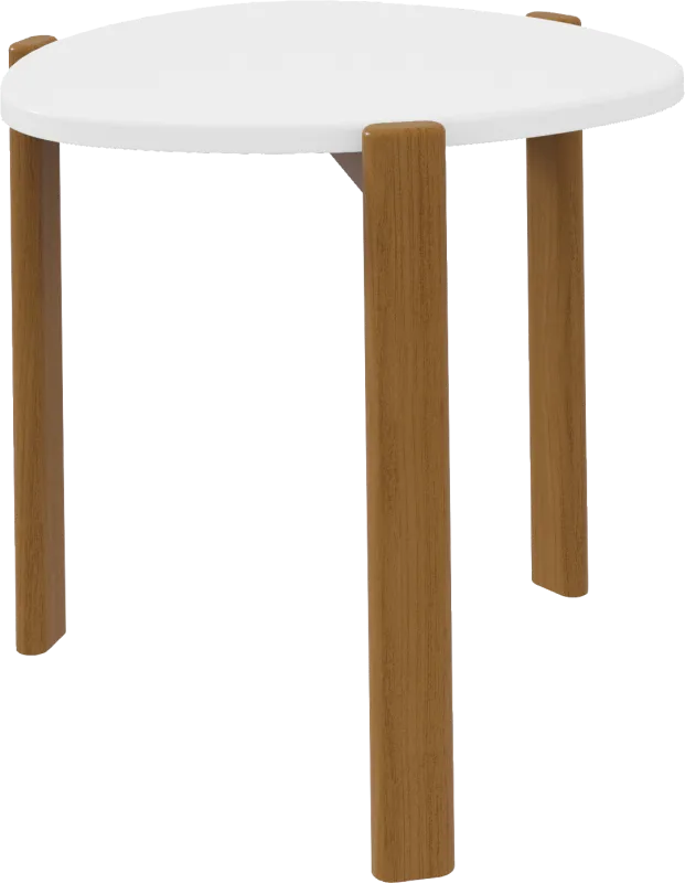 Demerest VII White End Table