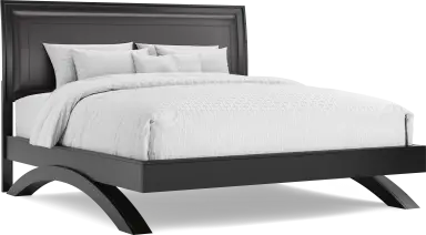 3 pc king upholstered arch bed