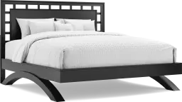 3 pc king lattice arch bed