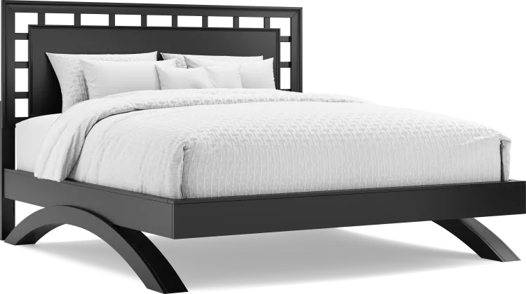 3 pc king lattice arch bed