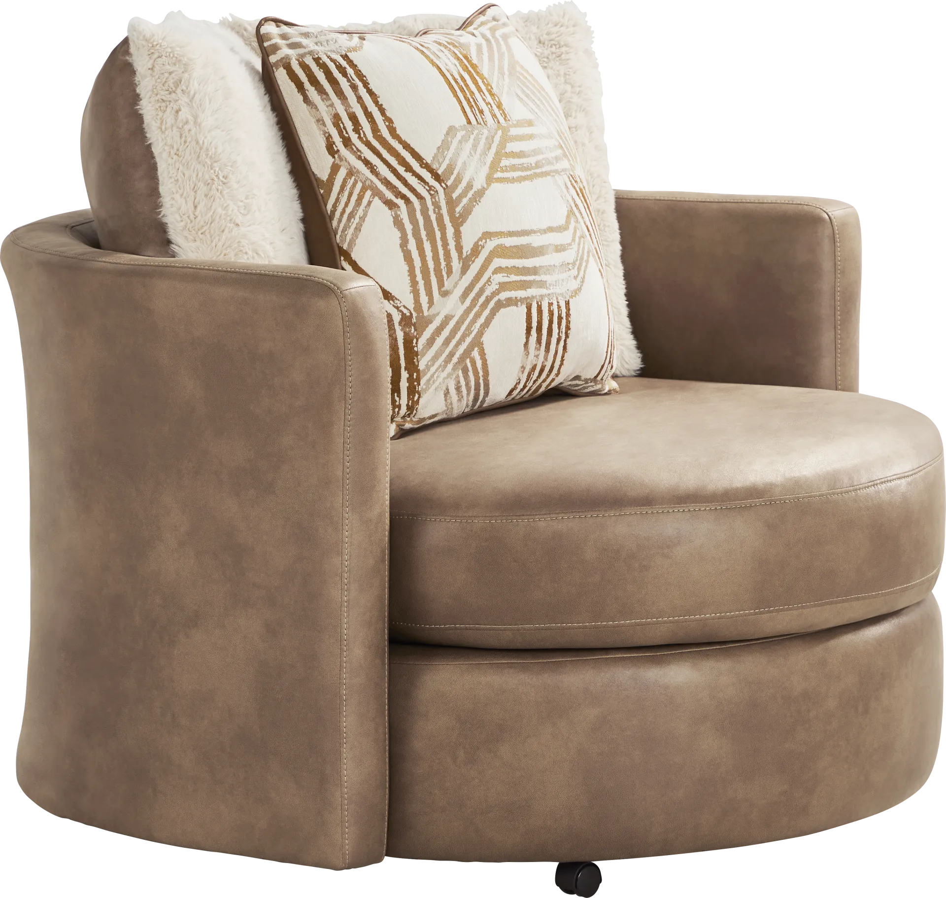 Bellinger Camel Swivel Chair - Image 2
