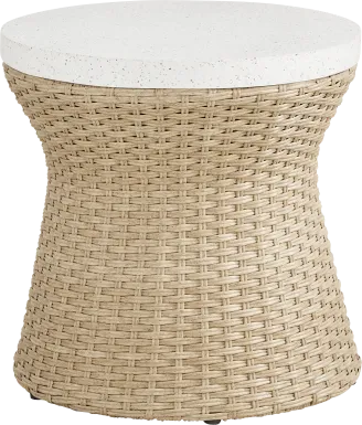 Ria Natural Outdoor End Table