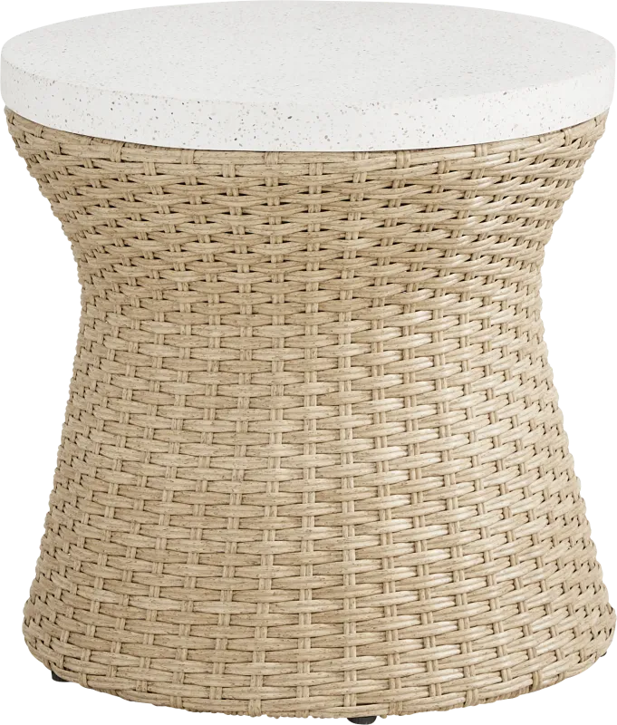 Ria Natural Outdoor End Table