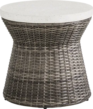 Ria Driftwood Outdoor End Table