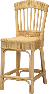 Emalene Natural Counter Stool