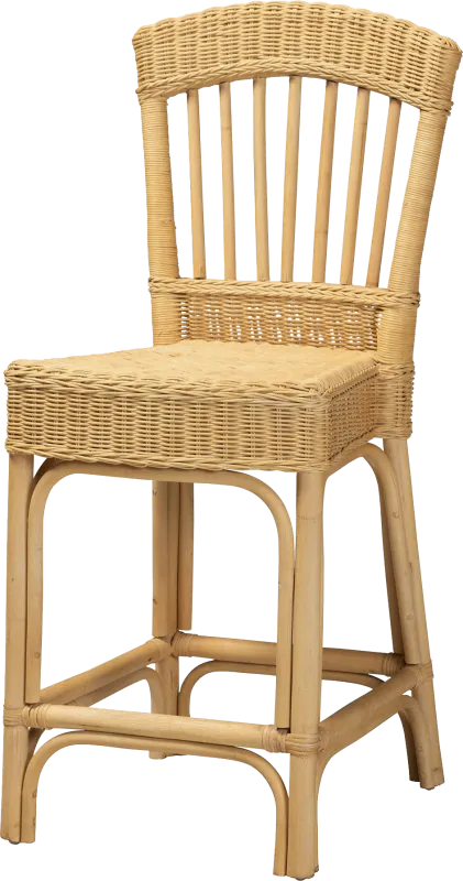 Emalene Natural Counter Stool