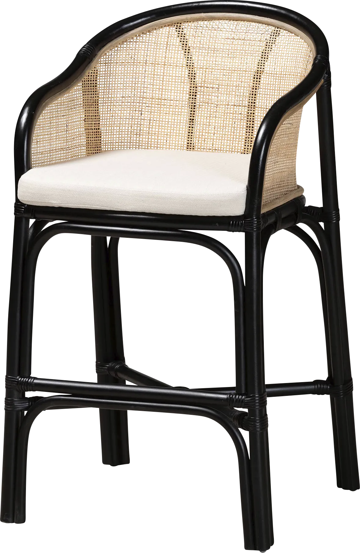 Branchaud Black Counter Stool - Thumbnail - Image 1