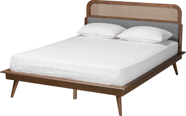 Kemrow Brown King Platform Bed
