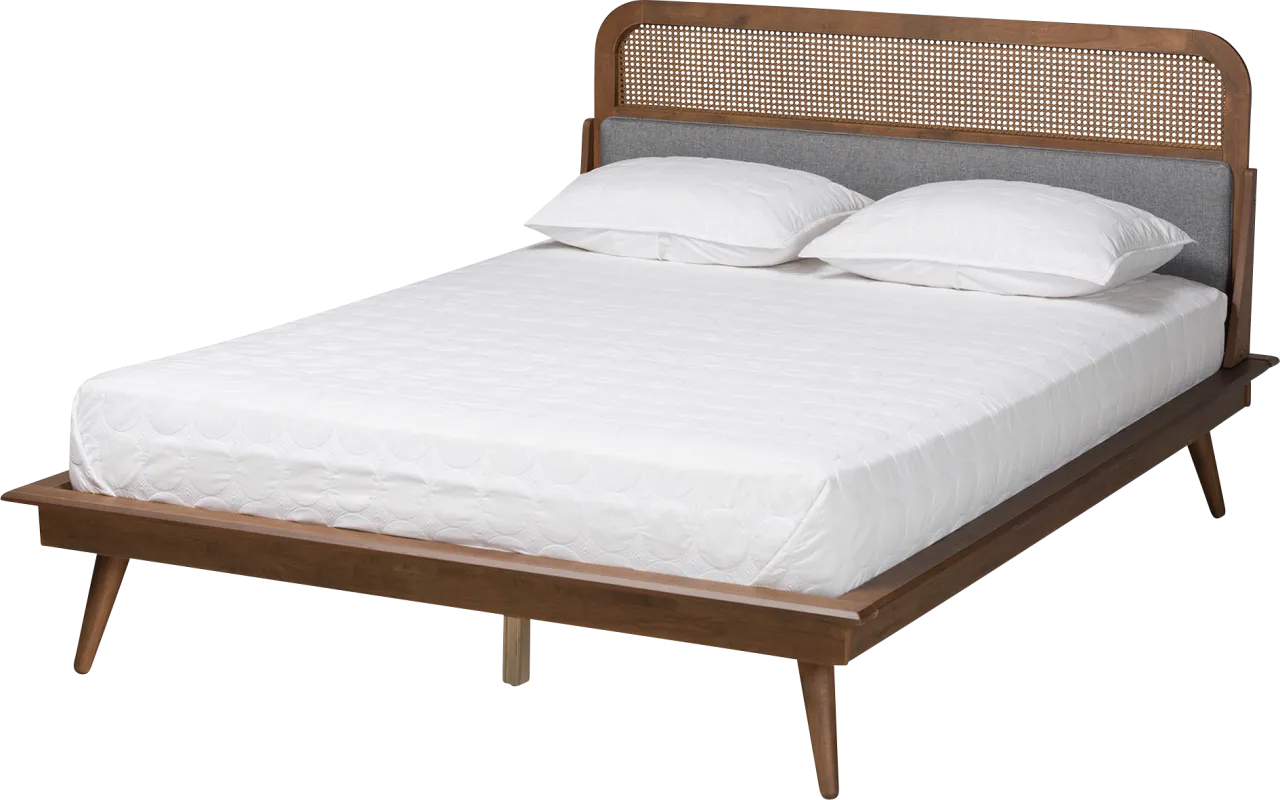 Kemrow Brown King Platform Bed