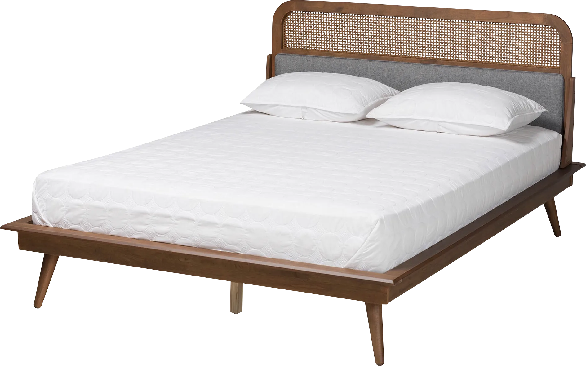 Kemrow Brown Queen Platform Bed - Image 1
